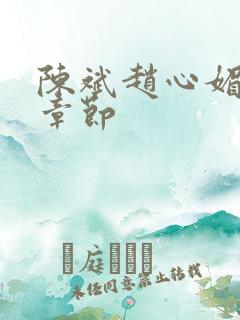 陈斌赵心媚免费章节