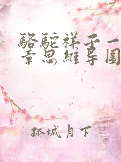 骆驼祥子一到五章思维导图