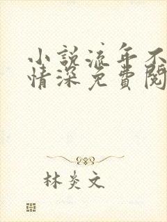 小说流年不负你情深免费阅读