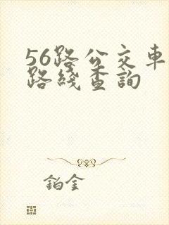 56路公交车站路线查询