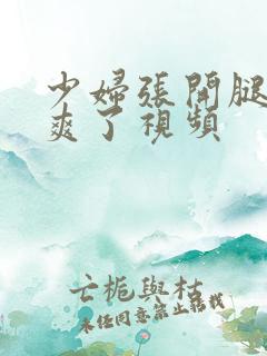 少妇张开腿让我爽了视频