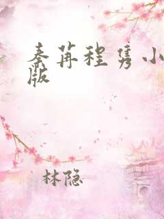 秦苒程隽小说正版