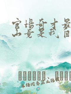 官场奇才最强靠山竟是我自己李澜小说