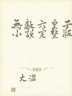 无敌六皇子云峥小说完整版免费看