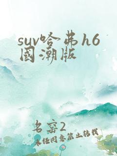 suv哈弗h6国潮版