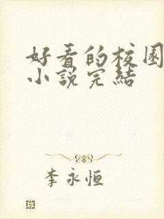 好看的校园言情小说完结