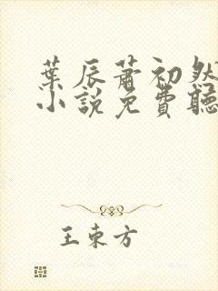 叶辰萧初然有声小说免费听