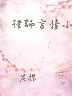 律师言情小说