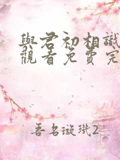 与君初相识在线观看免费完整版