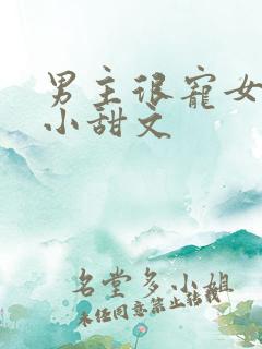 男主很宠女主的小甜文