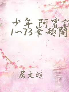 少年 阿宾钰慧1~73笔趣阁