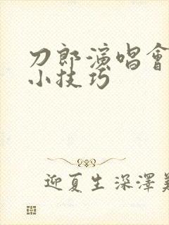刀郎演唱会抢票小技巧