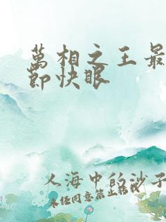 万相之王最新章节快眼 万相之王最新章节快眼