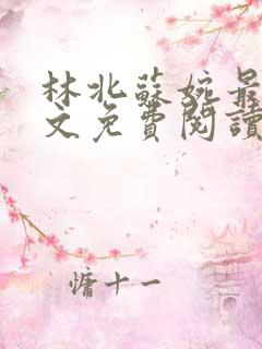 林北苏婉最新全文免费阅读