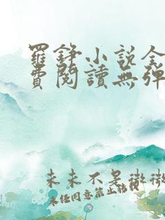 罗铮小说全文免费阅读无弹窗