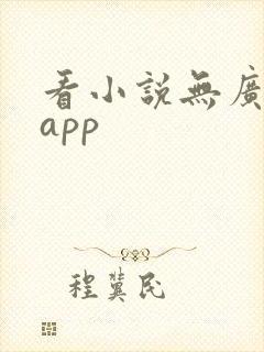 看小说无广告的app