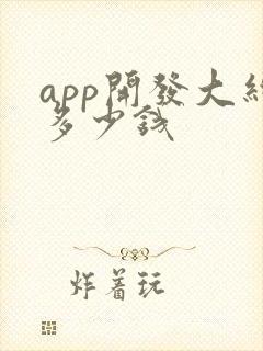 app开发大约多少钱