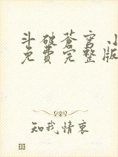 斗破苍穹 小说免费完整版下载