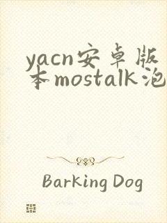 yacn安卓版本mostalk泡泡聊天app