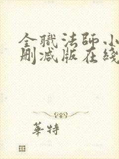 全职法师小说未删减版在线