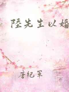 陆先生以婚相许