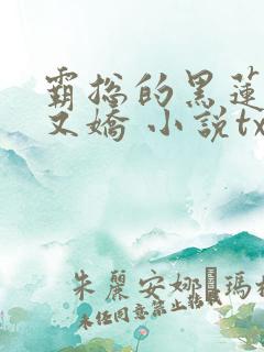 霸总的黑莲花甜又娇 小说txt下载