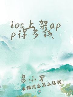 ios上架app得多钱
