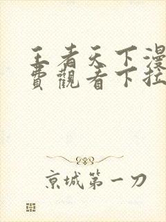 王者天下漫画免费观看下拉式六漫画