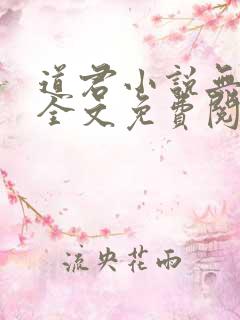 道君小说无弹窗全文免费阅读