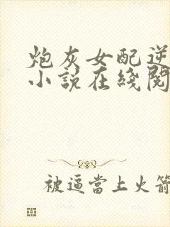 炮灰女配逆袭记小说在线阅读
