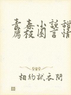 青春小说甜文推荐校园言情短篇