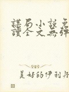 谋局小说免费阅读全文无弹窗