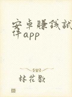 安卓赚钱试玩软件app