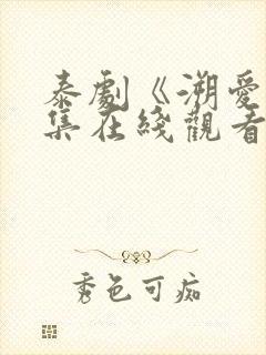 泰剧《溯爱》全集在线观看