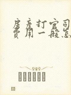 房产打官司律师费用一般怎么收费