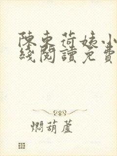 陈东荷姨小说在线阅读免费全文