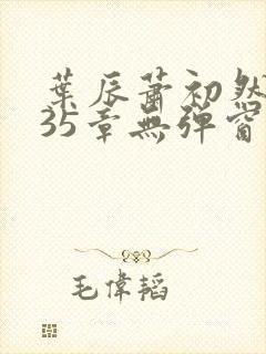 叶辰萧初然9935章无弹窗