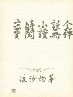 宋时小说全文免费阅读无弹窗