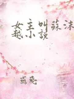 女主叫苏沫的穿越小说