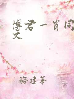 博君一肖同人车文