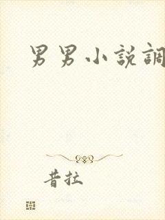 男男小说调教h