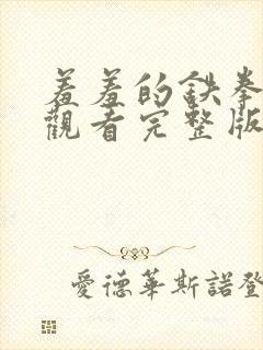 羞羞的铁拳在线观看完整版