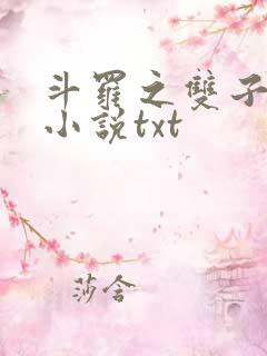 斗罗之双子斗罗小说txt