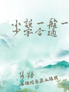小说一般一章多少字合适