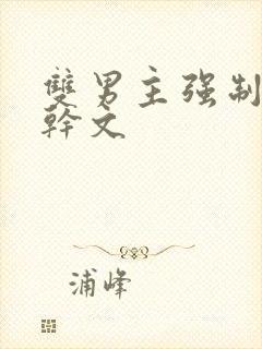 双男主强制爱高干文