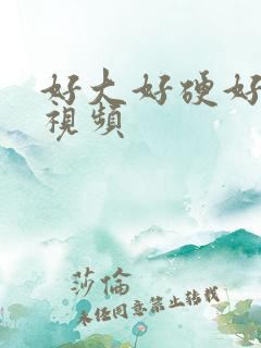好大好硬好爽的视频