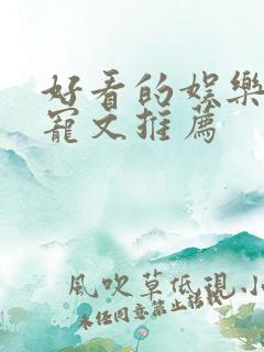 好看的娱乐圈甜宠文推荐