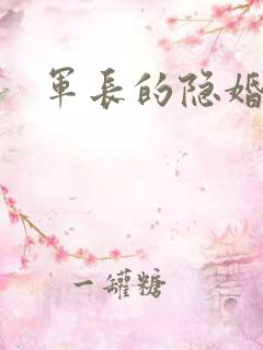 军长的隐婚娇妻