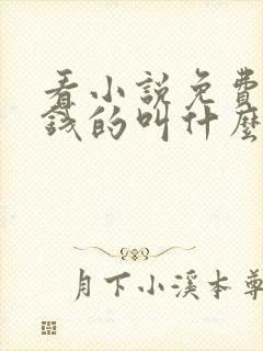 看小说免费又挣钱的叫什么软件
