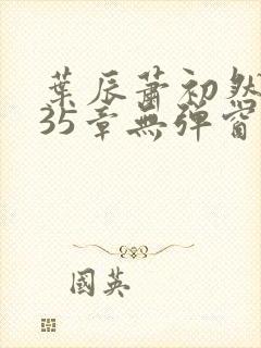 叶辰萧初然9935章无弹窗